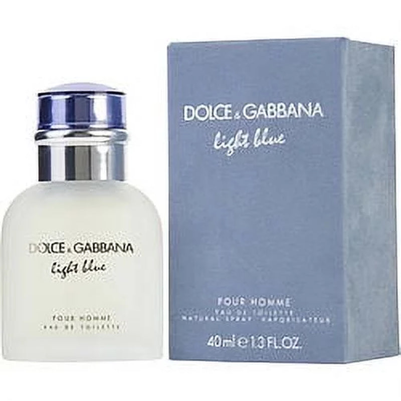 Light Blue Eau De Toilette Spray, Cologne for Men, 1.3 Oz