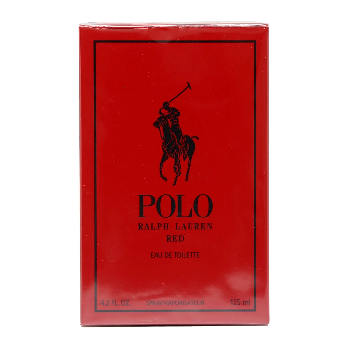 Polo Red Eau De Toilette Spray for Men - 4.2 oz of Bold Fragrance